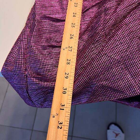 NWT PatBO Pink Metallic Drape Mini Dress Size 6/38 - Picture 10 of 10